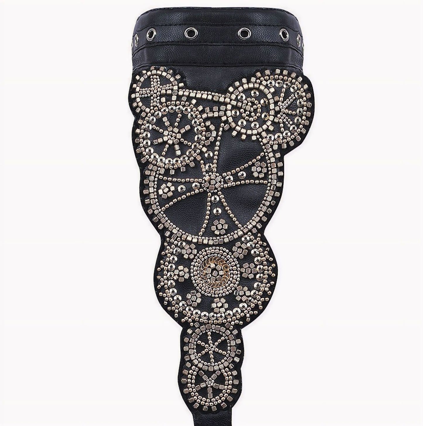 Corset Gear Cogs Zwart