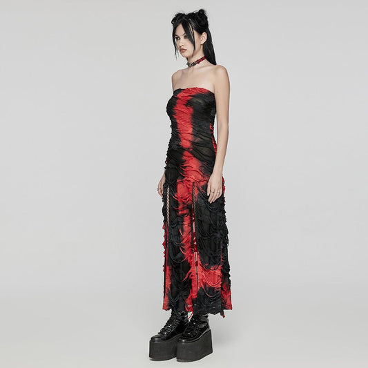 Yes I Do Dress Zwart - Rood