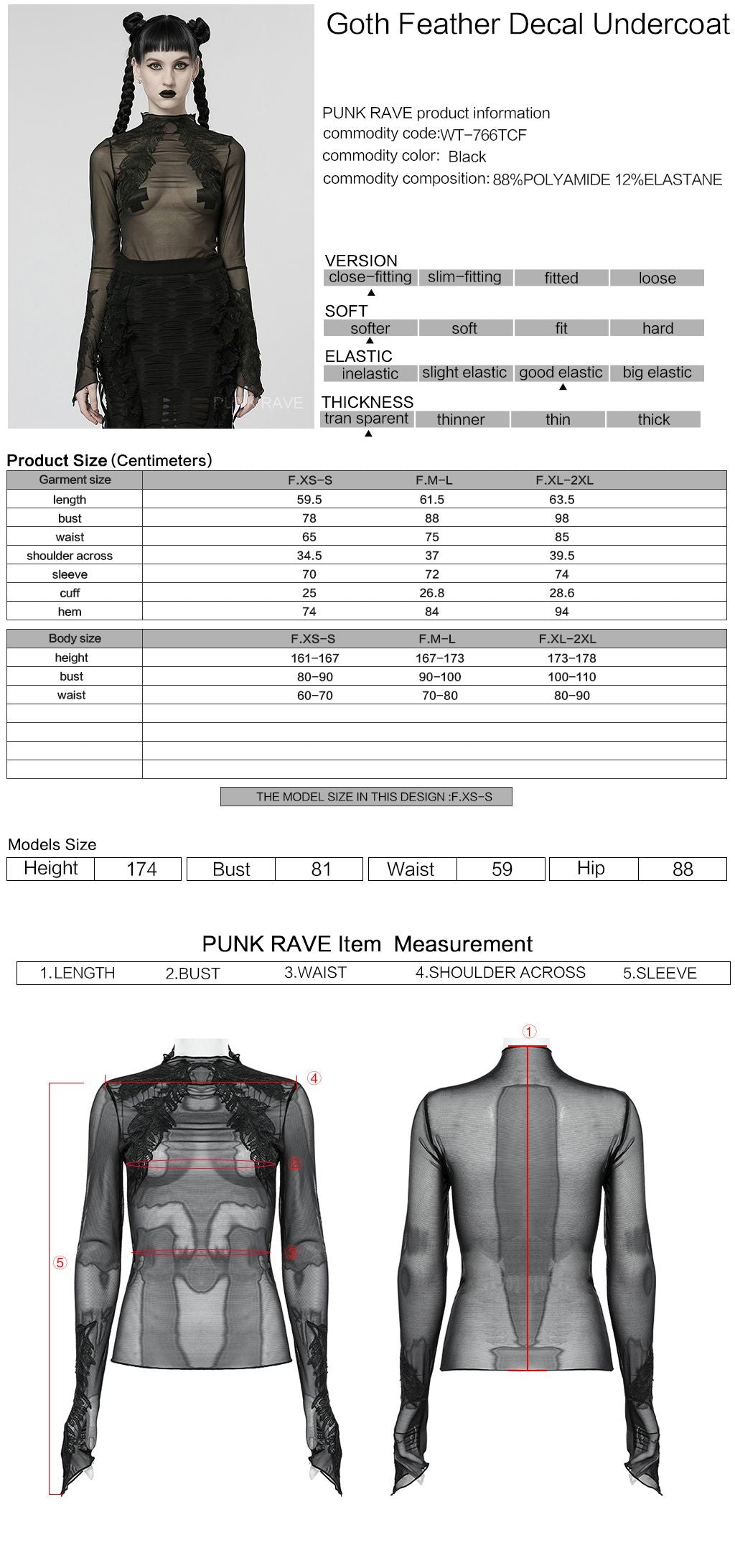 Punk Rave Avalon Top
