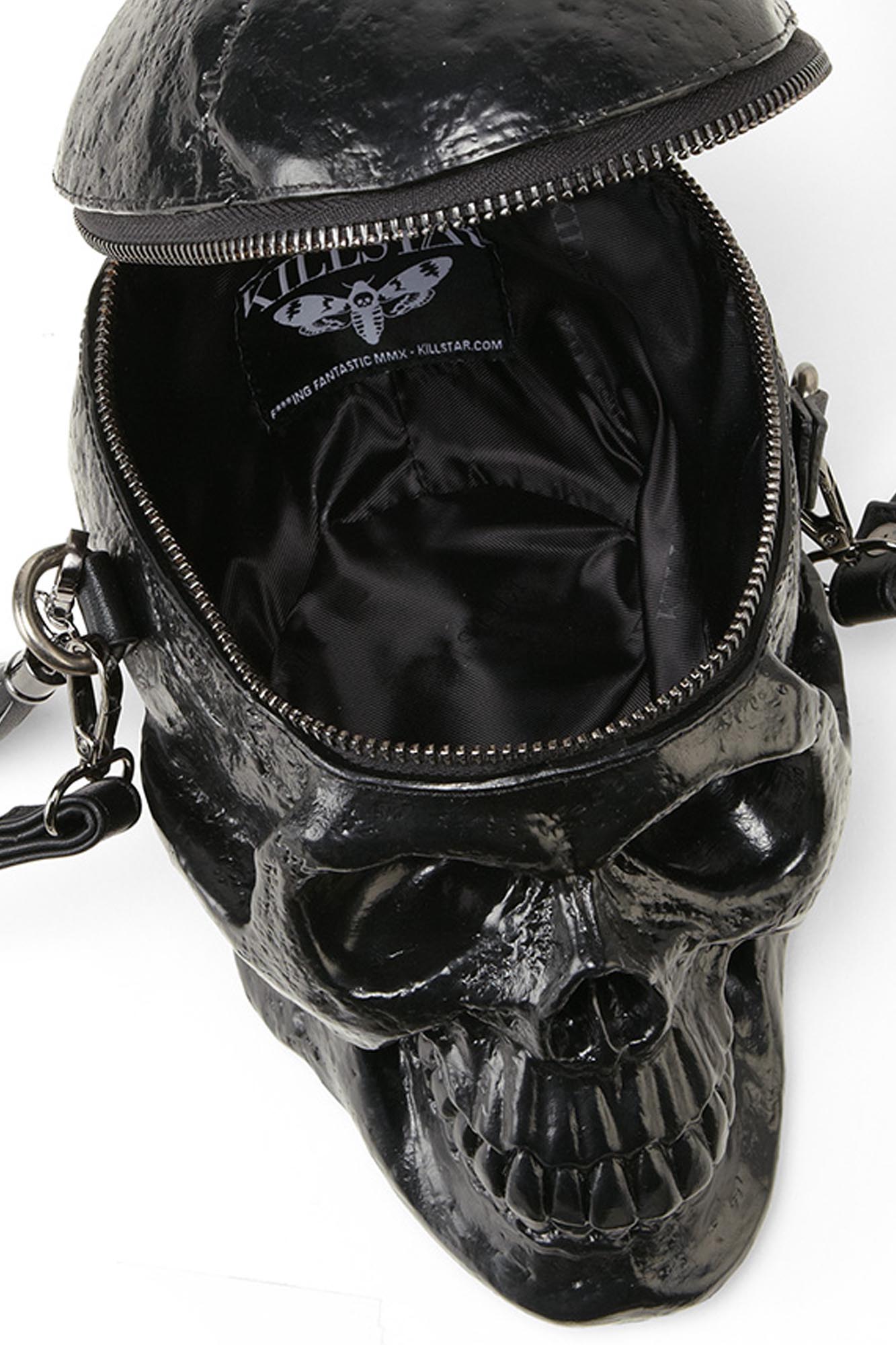 Grave Digger Skull Handtas Zwart
