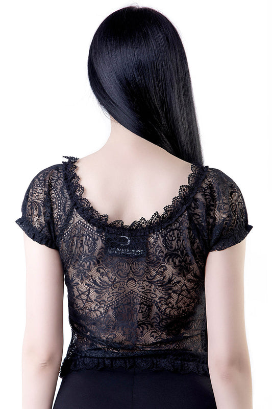 Killstar Holly Lace Top