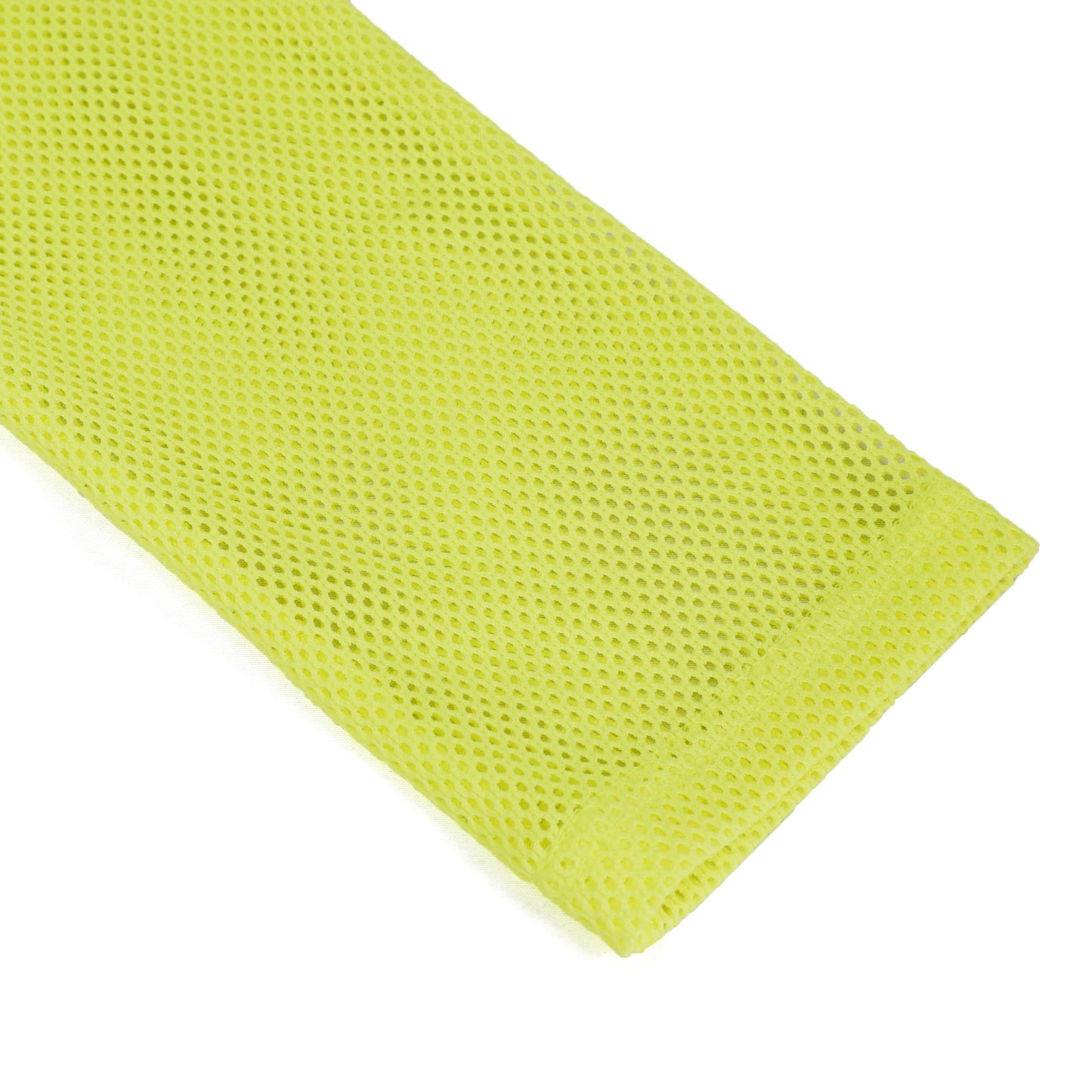 Devil Fashion Climax Long Sleeve Fishnet Top Neon Yellow