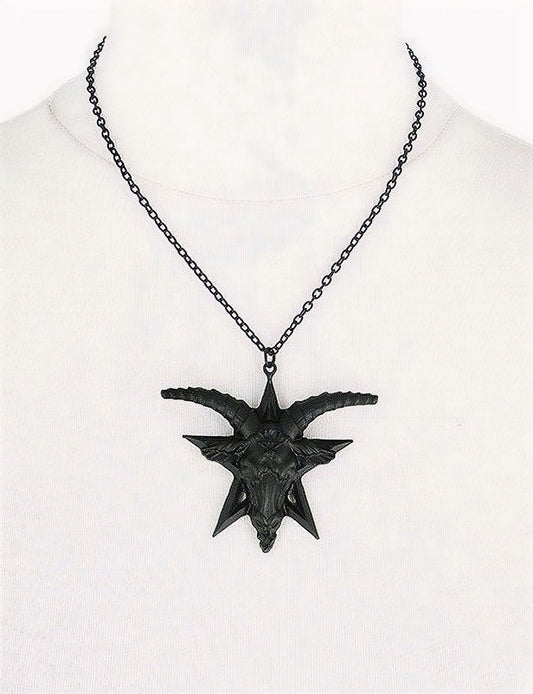 Baphomet Halsketting Zwart