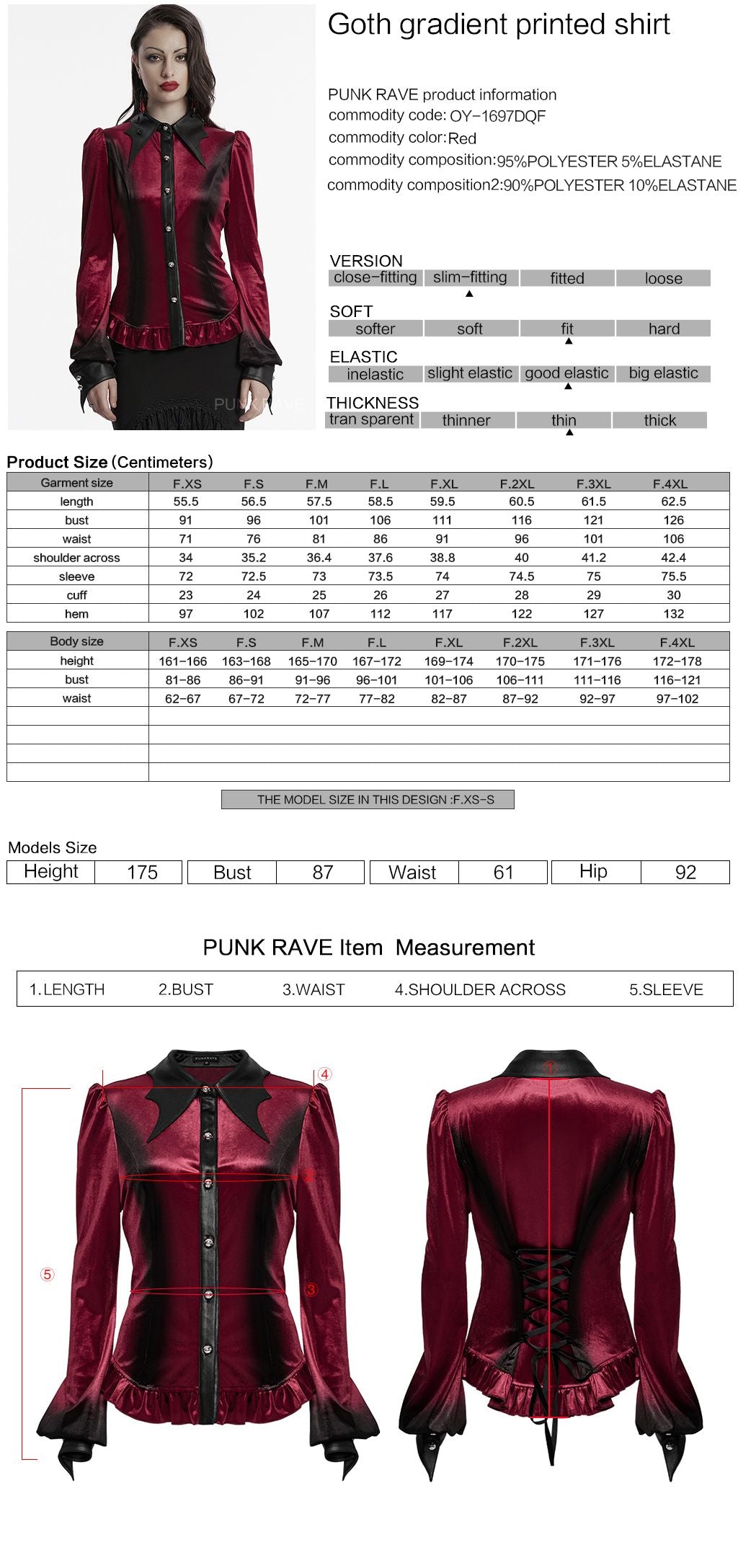 Expect Shirt Rood - Zwart