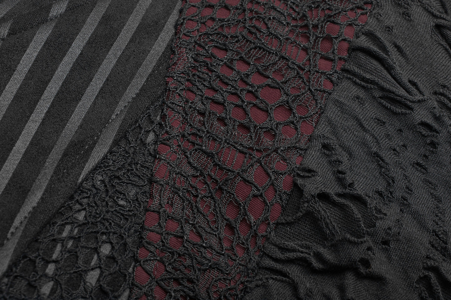 Change Our Way Gilet Zwart - Rood