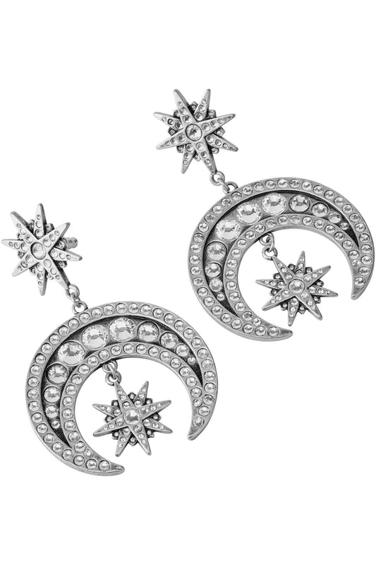 Killstar Zephirah Crescent Earrings