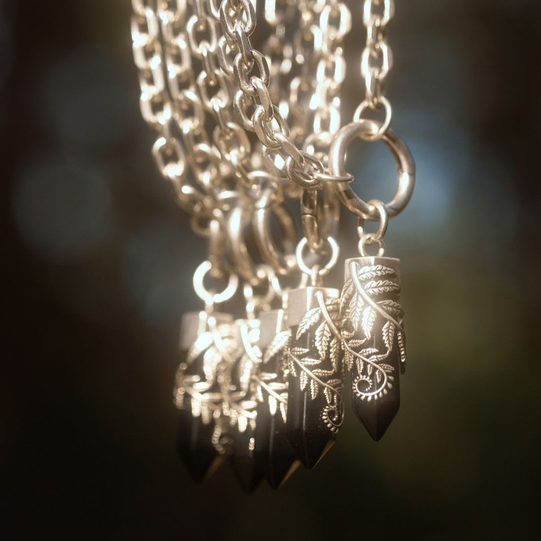 Crystal Fern O-ring Halsketting II
