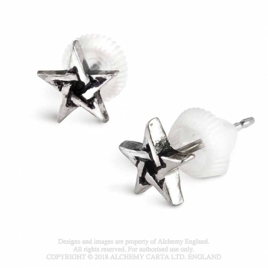 Pentagram Ear Studs