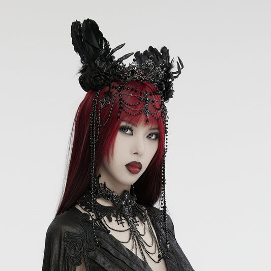 Wicked Tiara Kroon Zwart