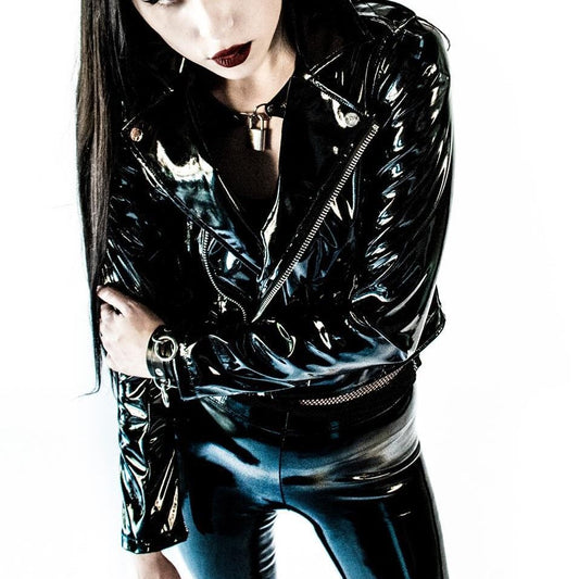 Classic Vinyl Moto Jacket