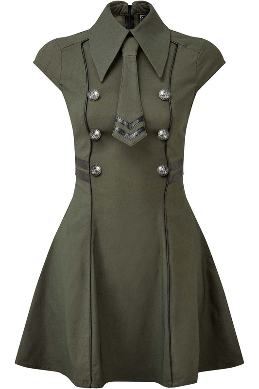 Killstar Black-Ops Jurk Khaki