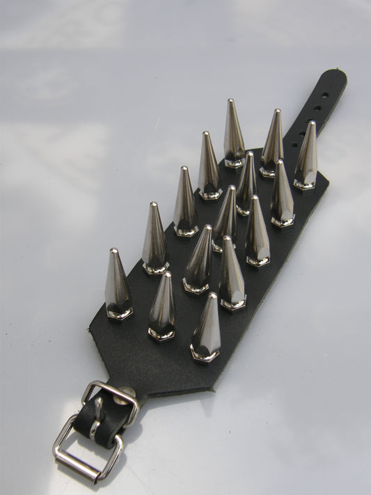 Armband 3 Row Large Hex Studs