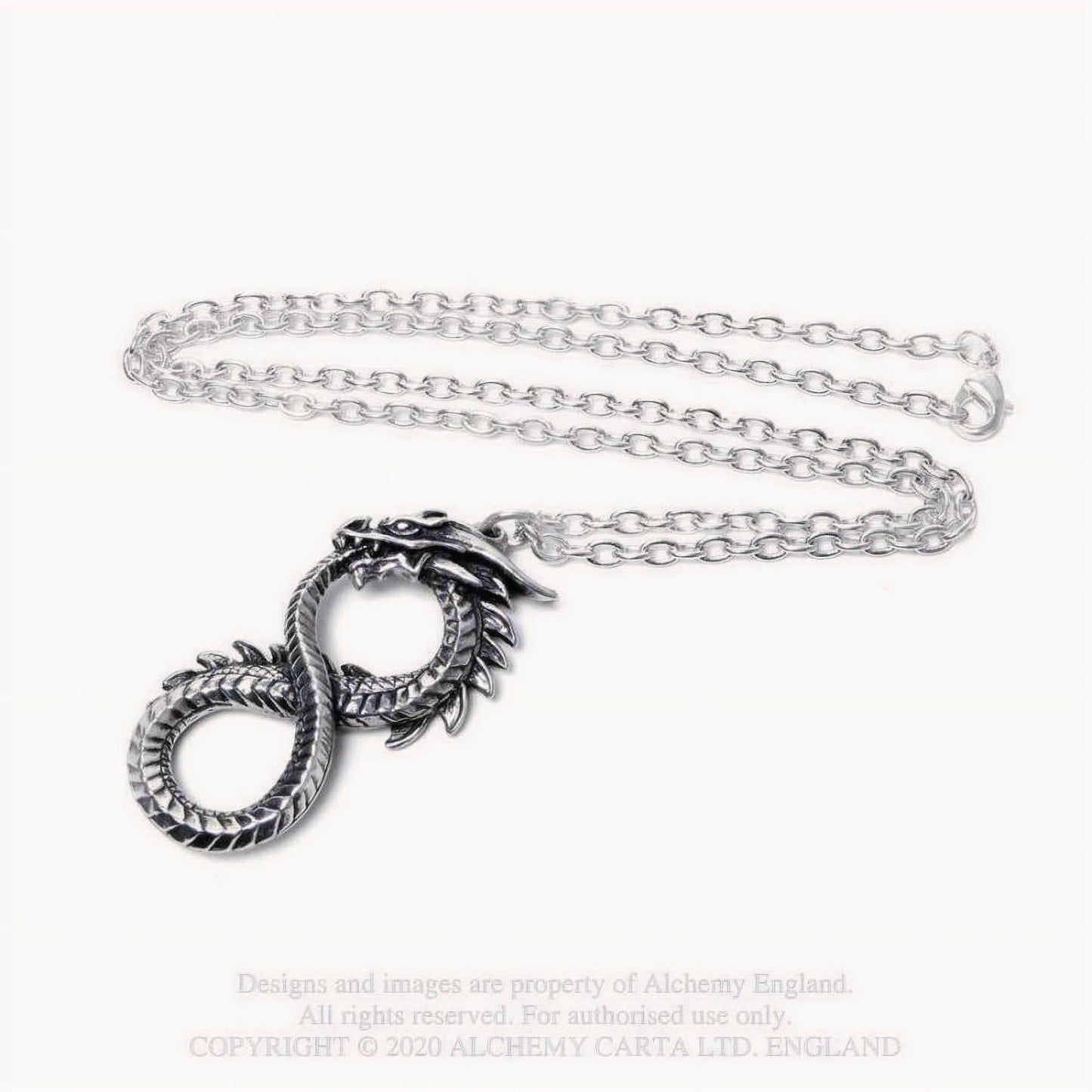 Infinity Dragon Pendant - Necklace
