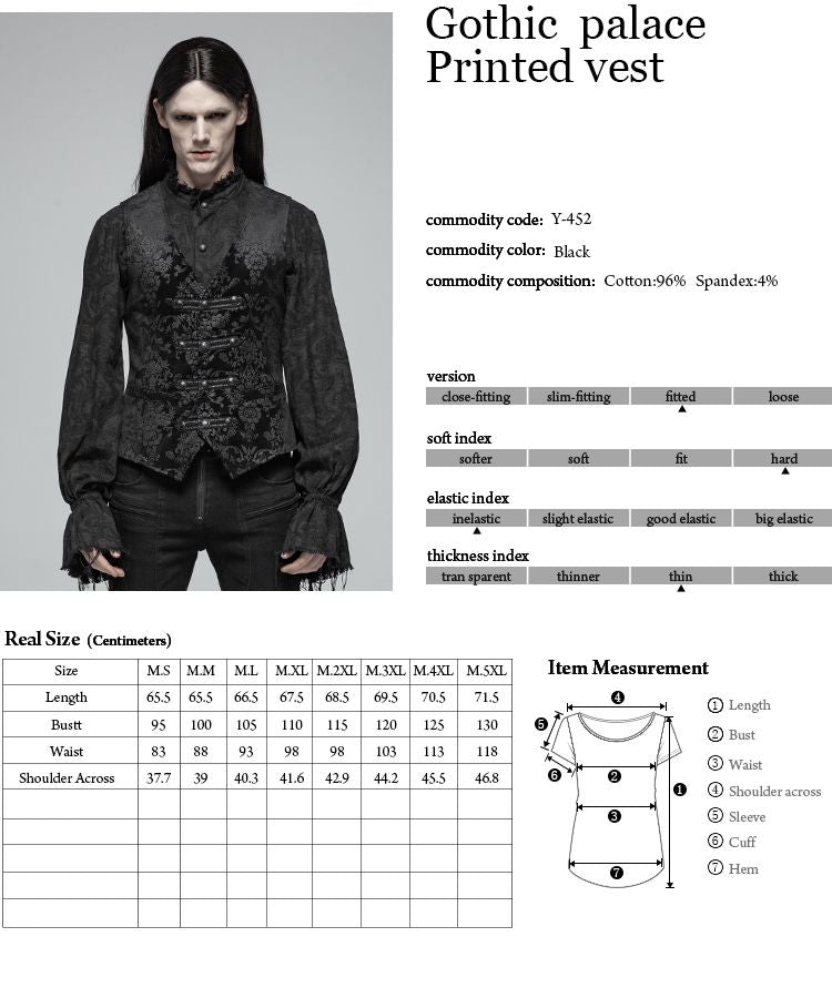 Punk Rave Release Gilet Zwart