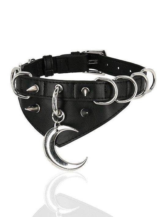 Moon and D-Ring Choker
