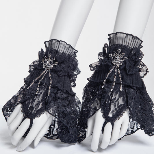 Crown Cuffs - Handschoenen Zwart