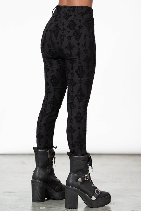 Killstar Nora Flocked Broek