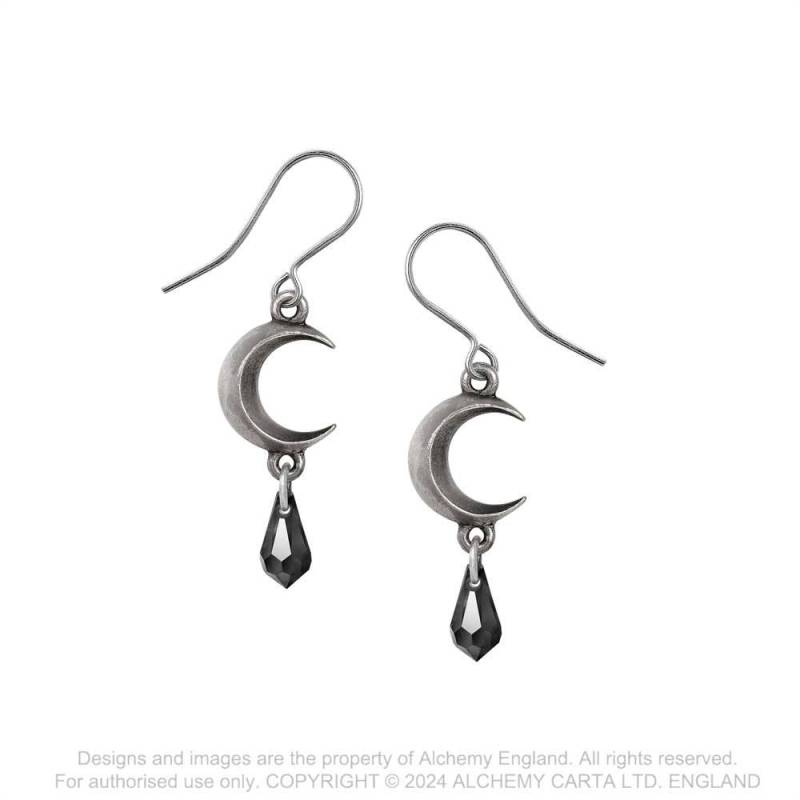 Tears of the Moon Oorbellen Zwart