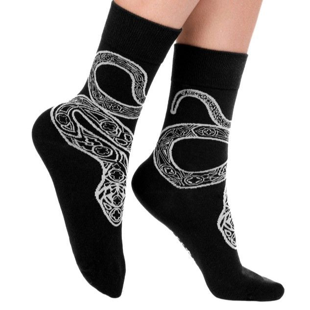 Cathedral Snake Jacquard Sokken