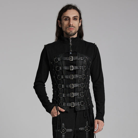 Punk Rave Face The Truth Waistcoat