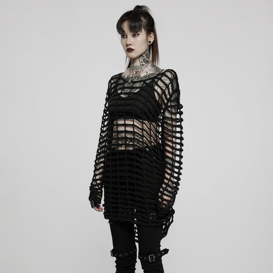 Caged Long Sleeve Top