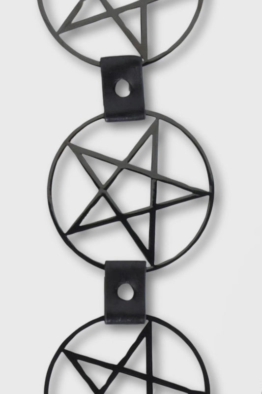 Killstar Pentagram Riem Zwart