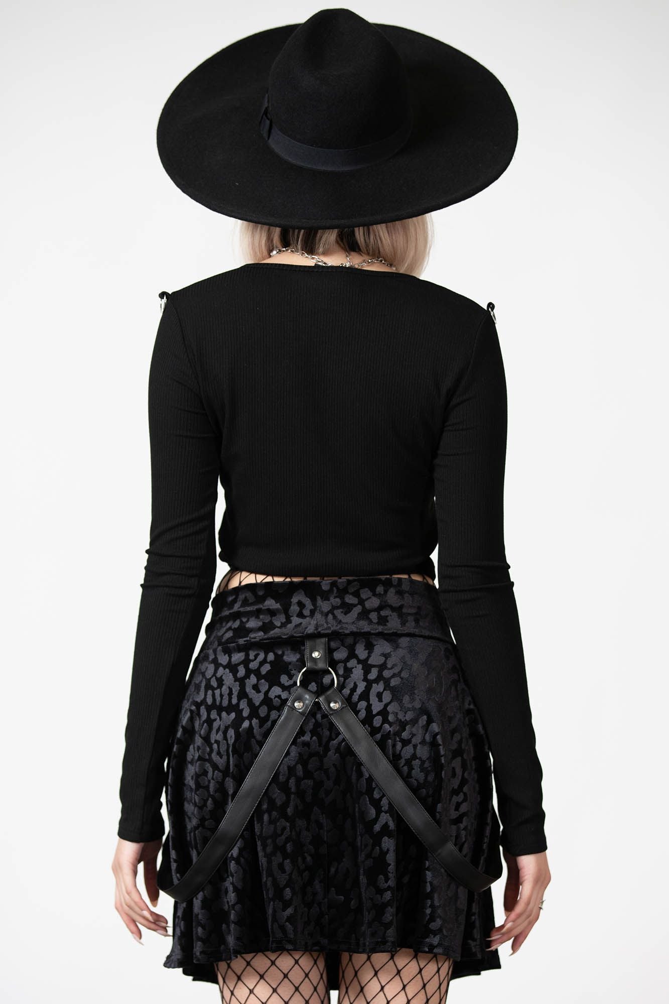 Killstar Kitty Pride Skater Skirt
