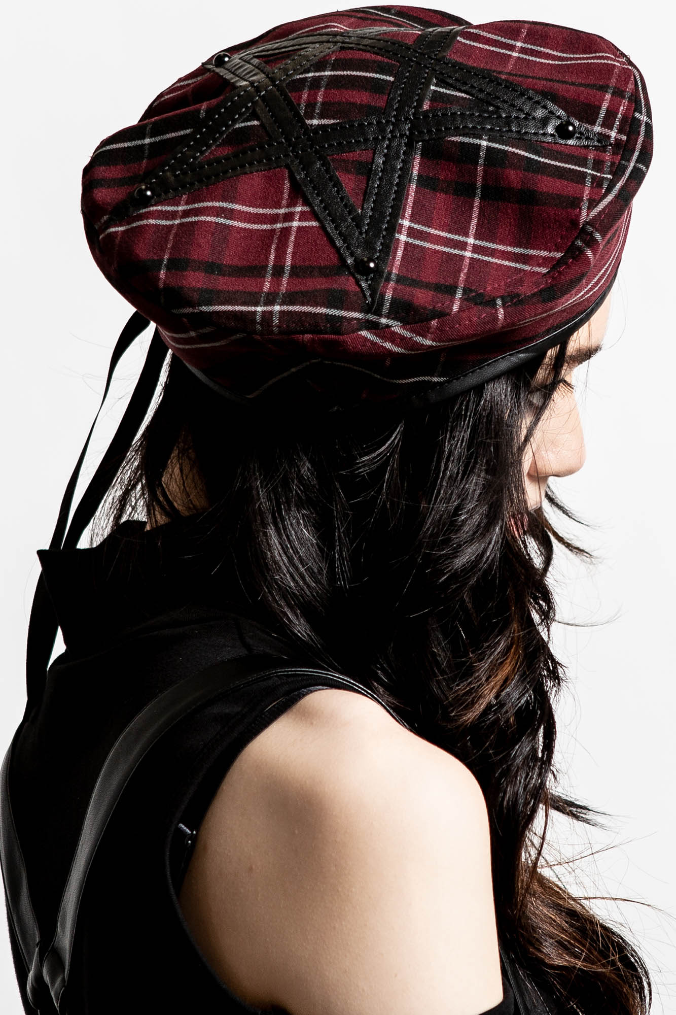 Killstar Dark Fate Baret Blood Tartan