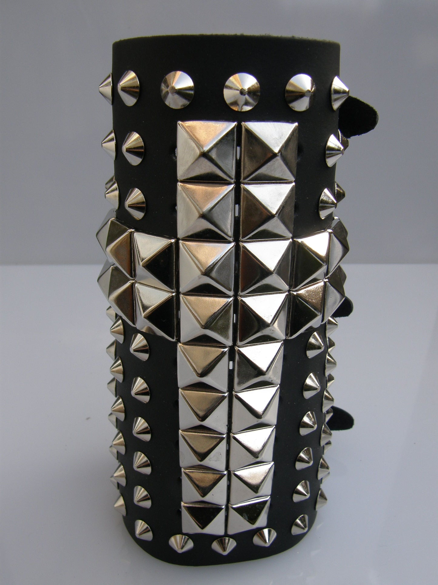 Arm Guard Cross & Conical Studs