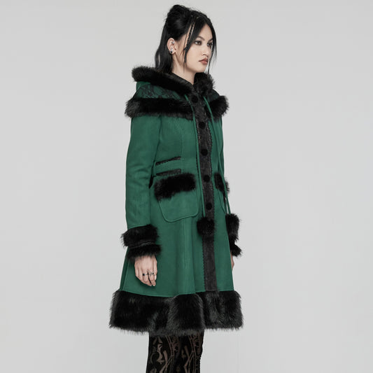 Pyon Pyon Dolly Jas Groen - Zwart