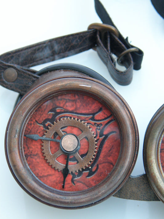 Steampunk Goggles Clock
