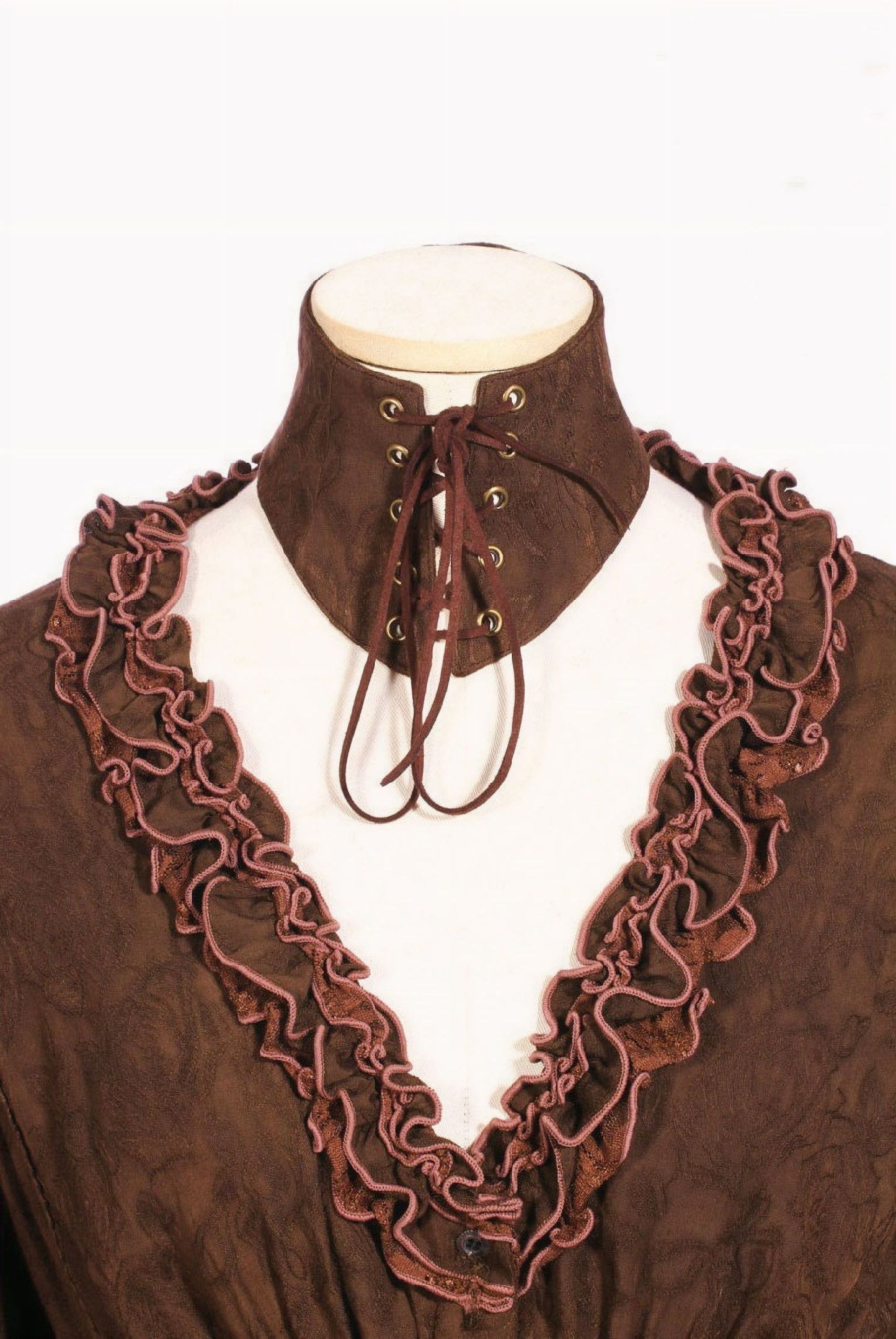 Gattering Blouse Bruin