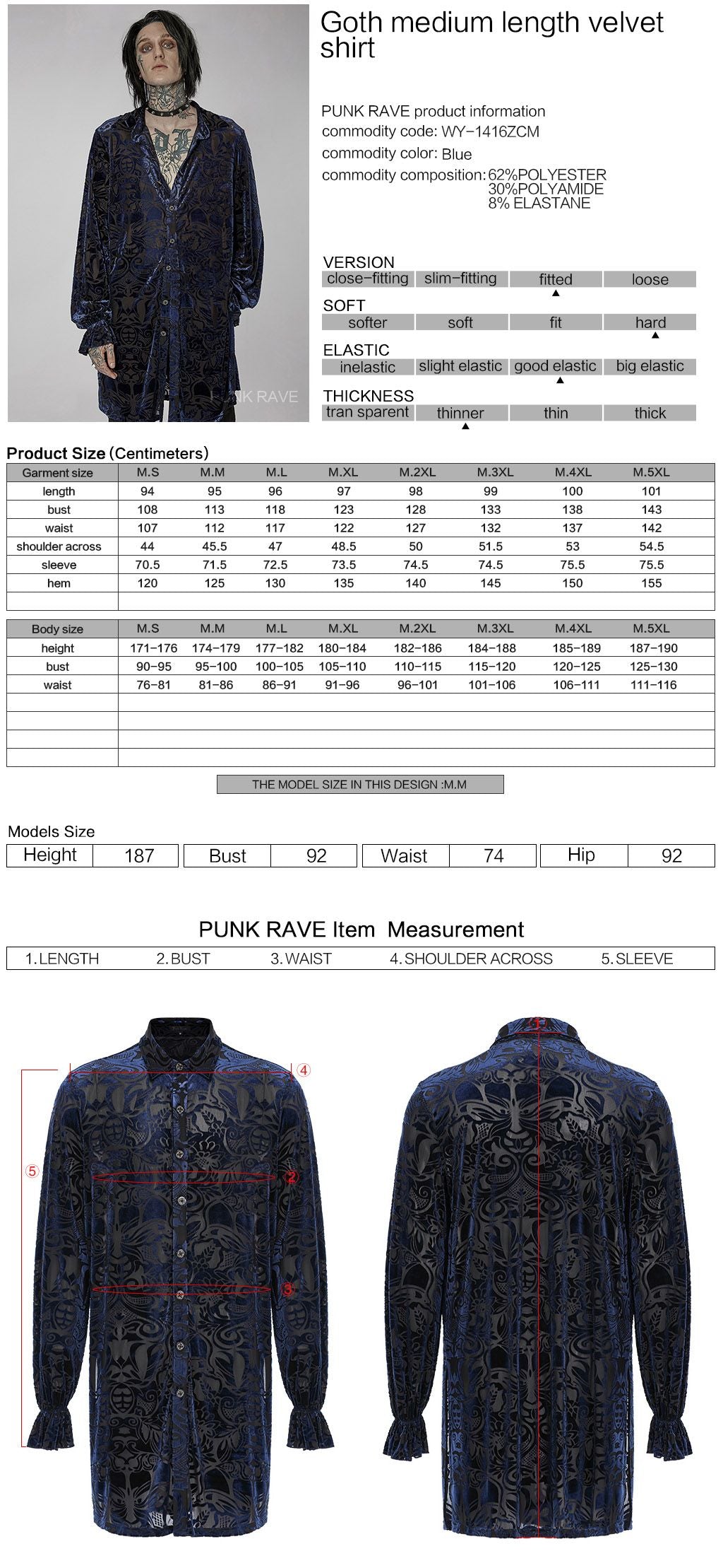 Midnight Shirt Blauw