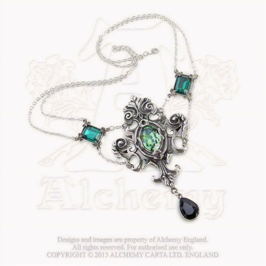 Queen of the Night Halsketting Groen