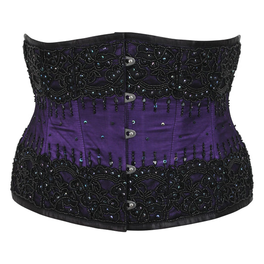 Couture Underbust-Korset Paars