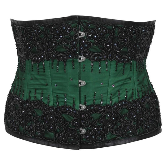Couture Underbust-Korset Groen