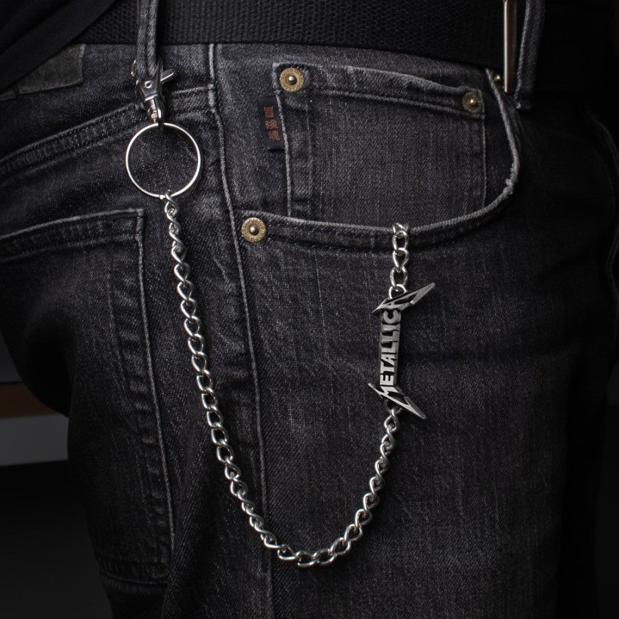Metallica Logo Key - Wallet Chain
