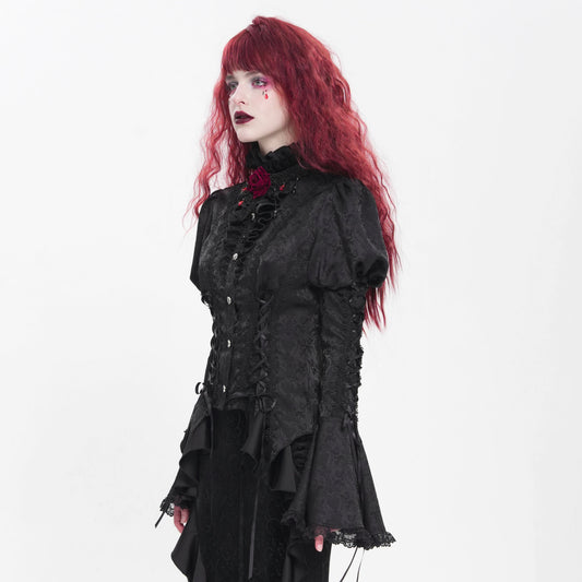 Here We Are Blouse Zwart