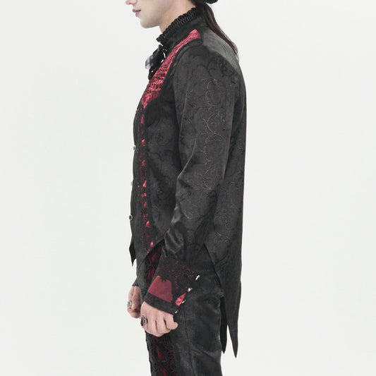 Dark Moonlight Shirt Zwart - Rood