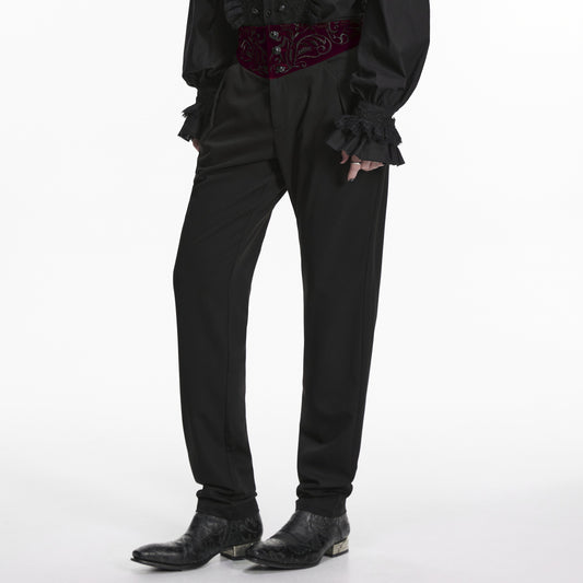 Refused Broek Zwart - Rood