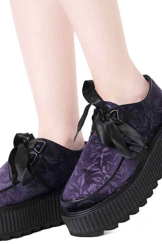 Killstar Vampire's Kiss Creepers Plum