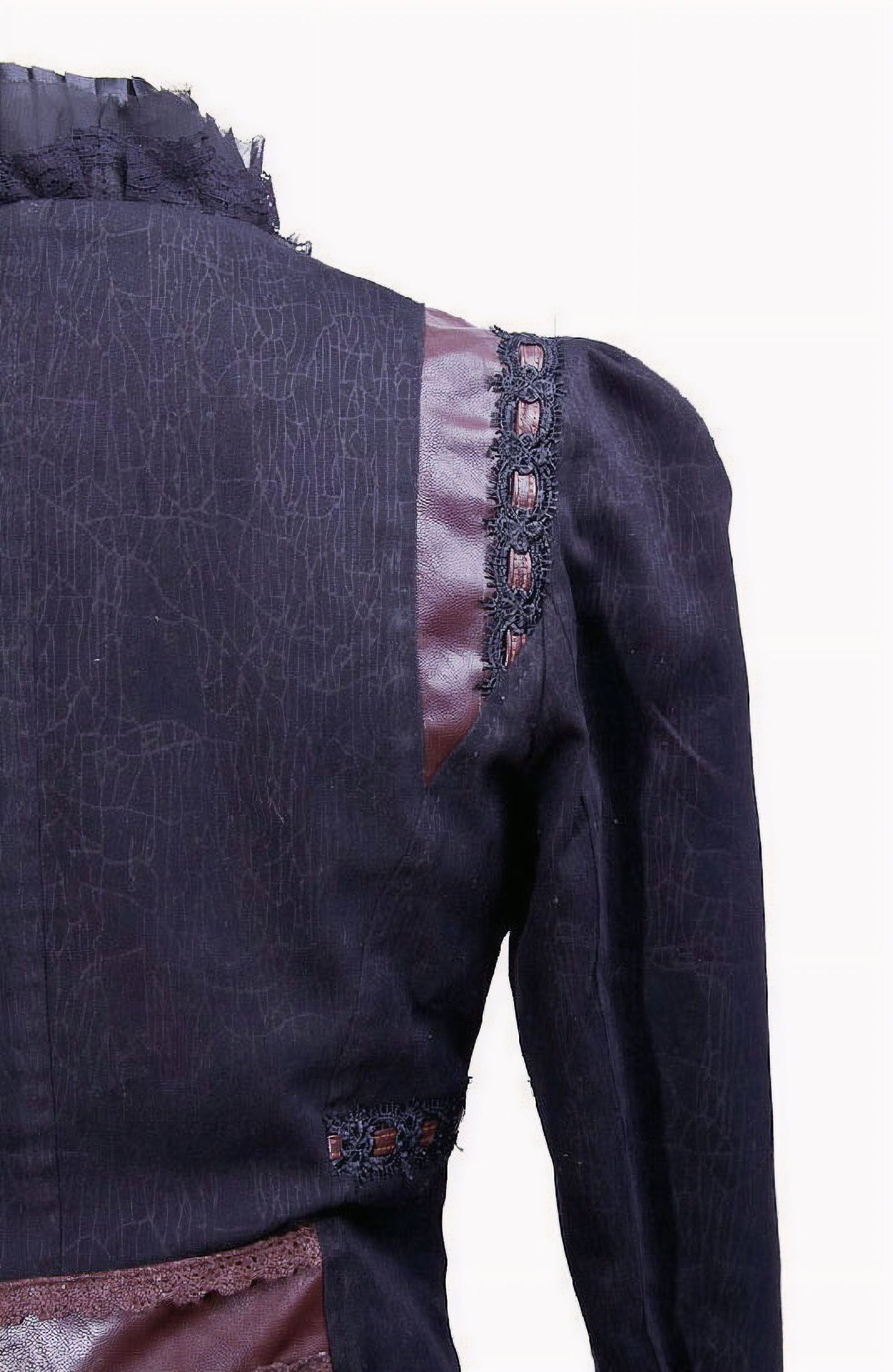Guilty Concience Jas - Blouse Zwart - Bruin