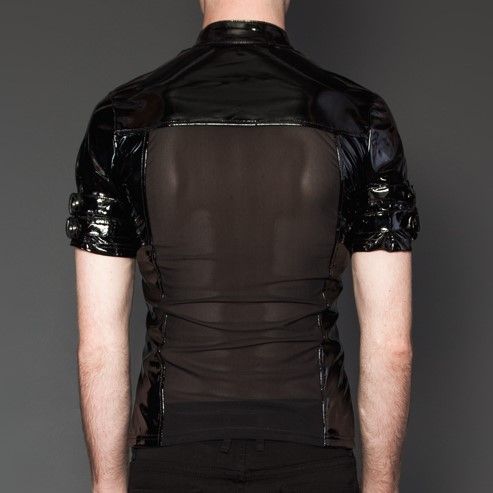 Vinyl & Mesh Shirt