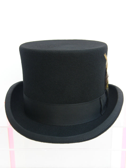 Hoge Hoed Topper Zwart