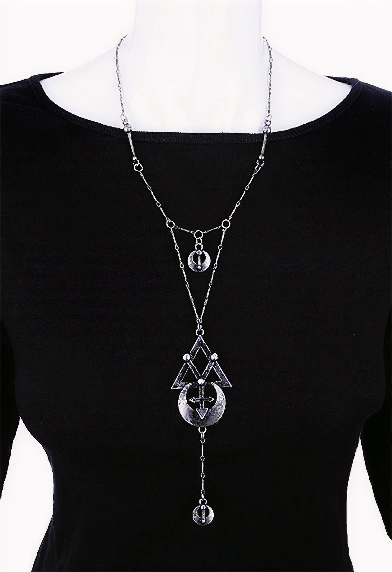 Geometry Silver Halsketting
