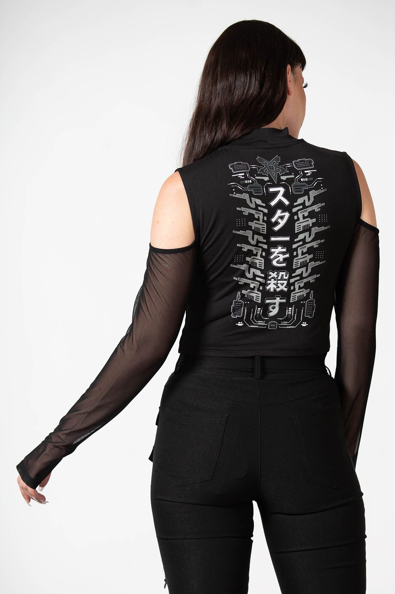 Killstar Devil's Voice Cold Shoulder Top