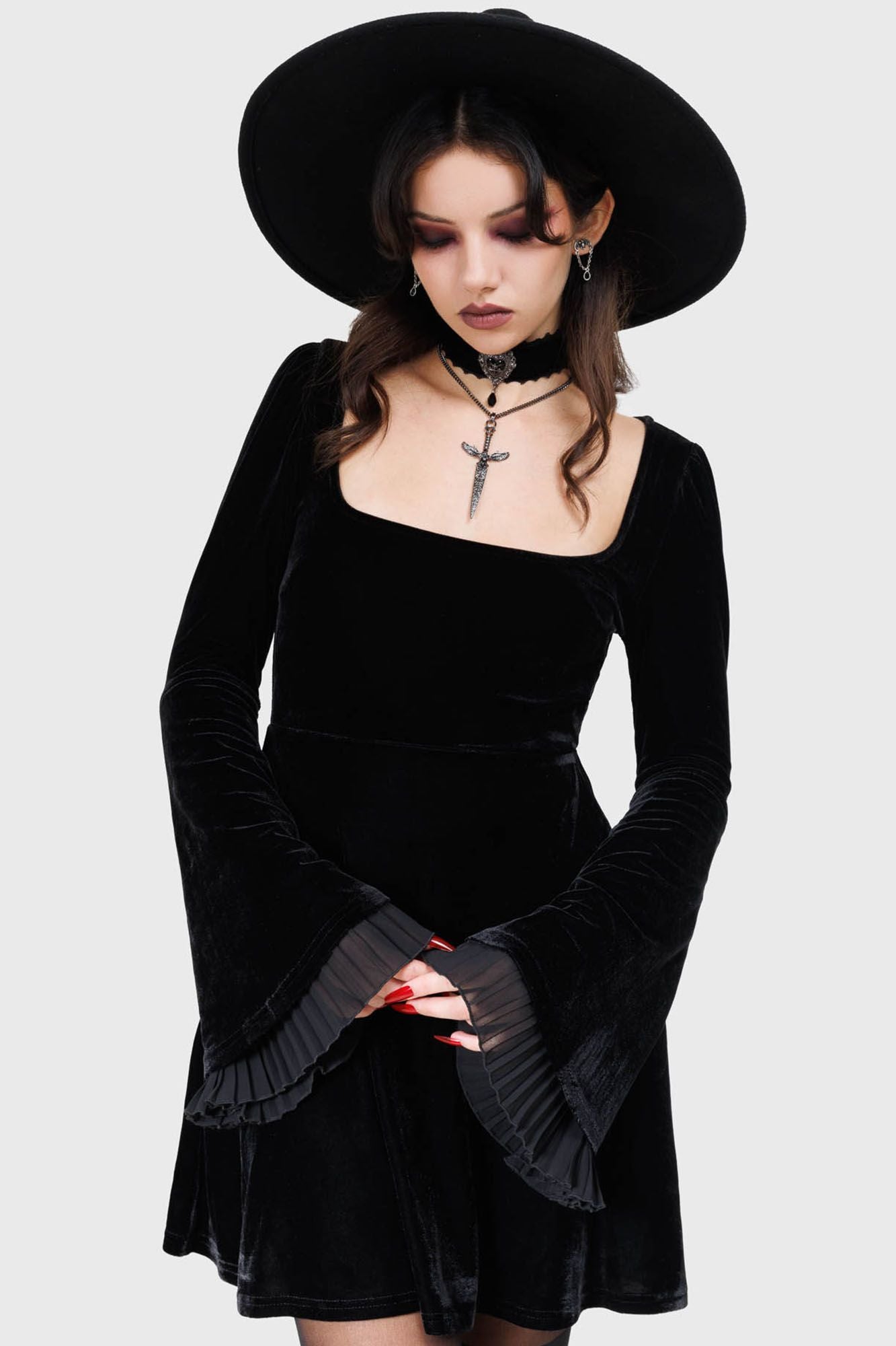 Killstar Beatrix Jurk Zwart