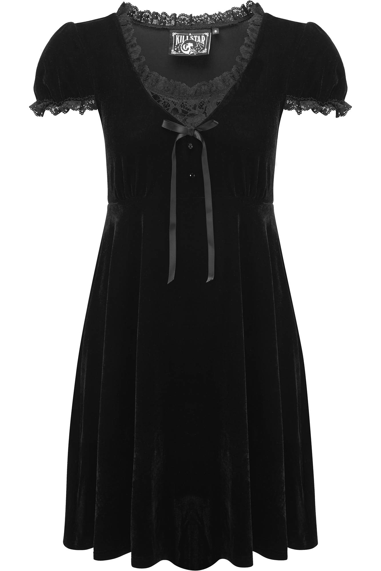 Killstar Heather Babydoll Dress Black