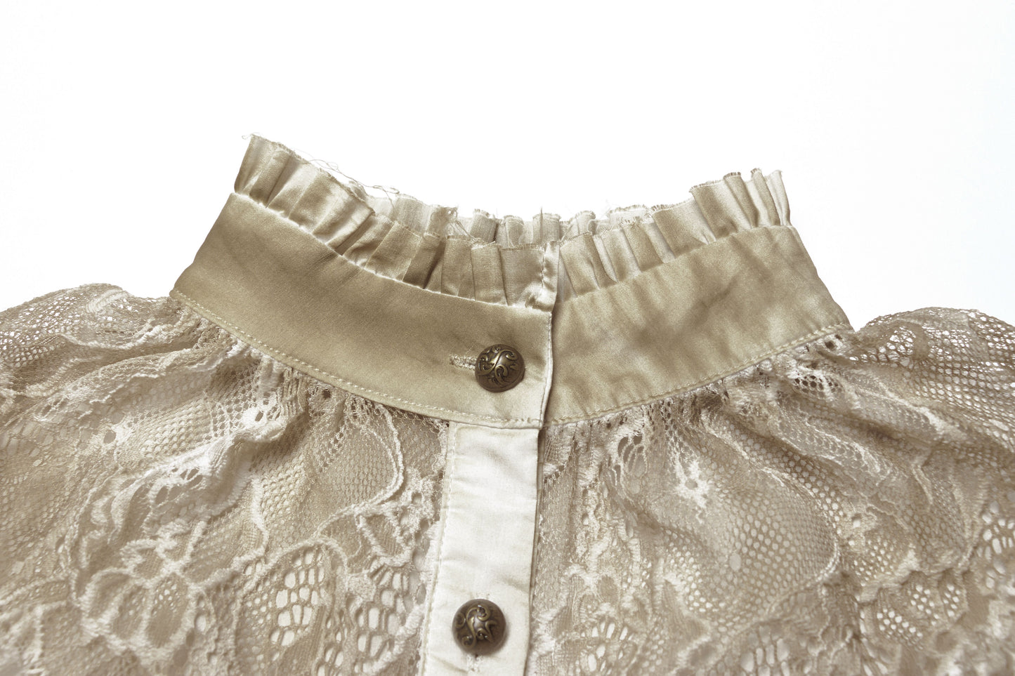 Punk Rave Passing Time Blouse Sand