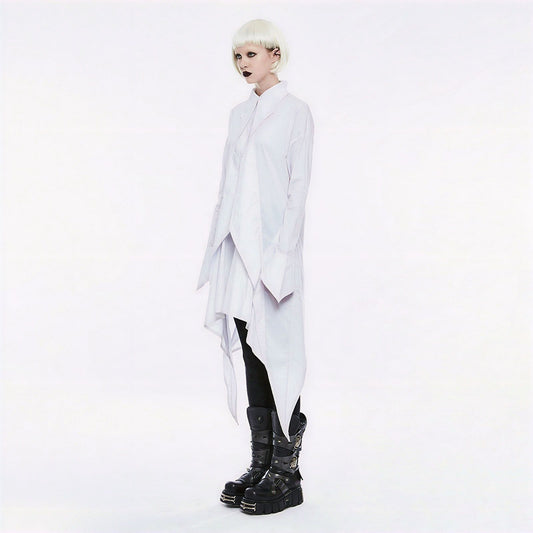 Punk Rave White Shadows Shirt - Tuniek